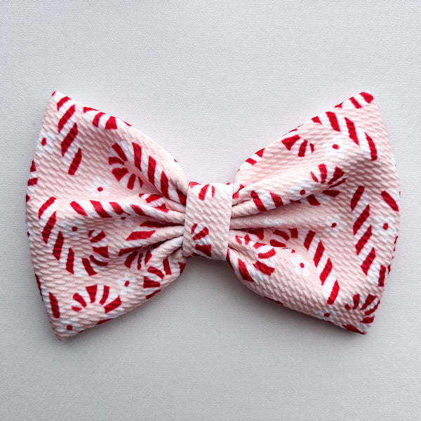 Candy Cane Lane : Scarf Bow (on clip)