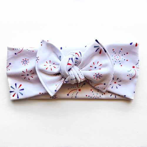 Fireworks : Flat Bow Headband
