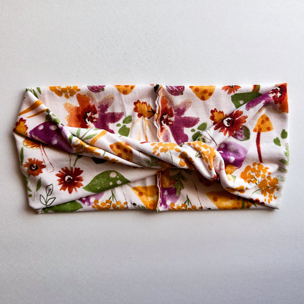 ADULT Mushroom Meadow : Boho Twist Headband