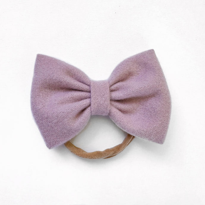 Lavender Rose Sweater : Classic Bow