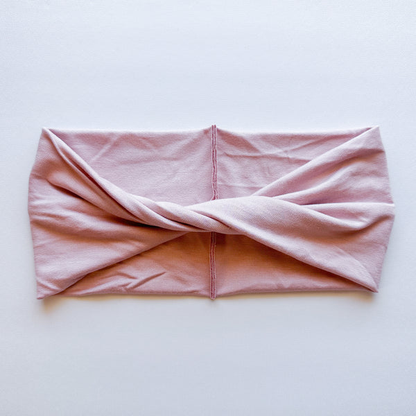 ADULT Soft Rose : Boho Twist Headband