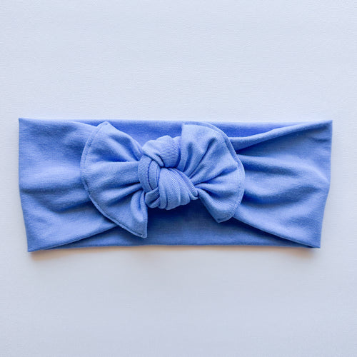 Blue Bamboo : Flat Bow Headband