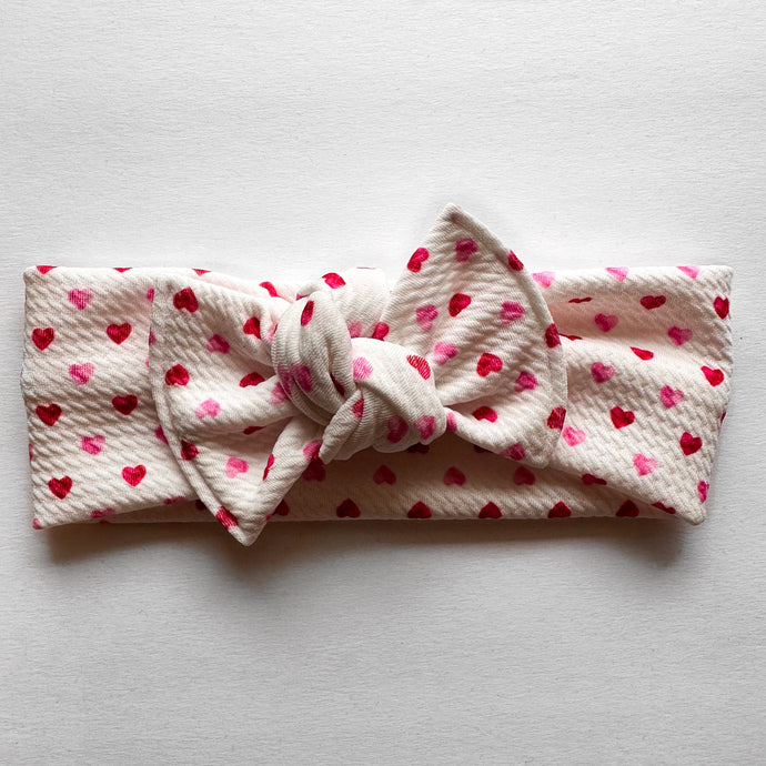 Perfect Hearts: Flat Bow Headband