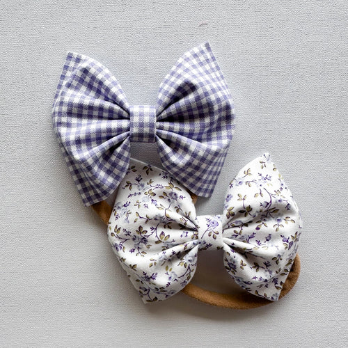 Purple Picnic Set : (2 Bows)