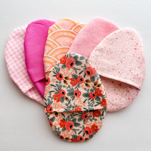 Peaches & Pinks : 6 Fabric Easter Eggs