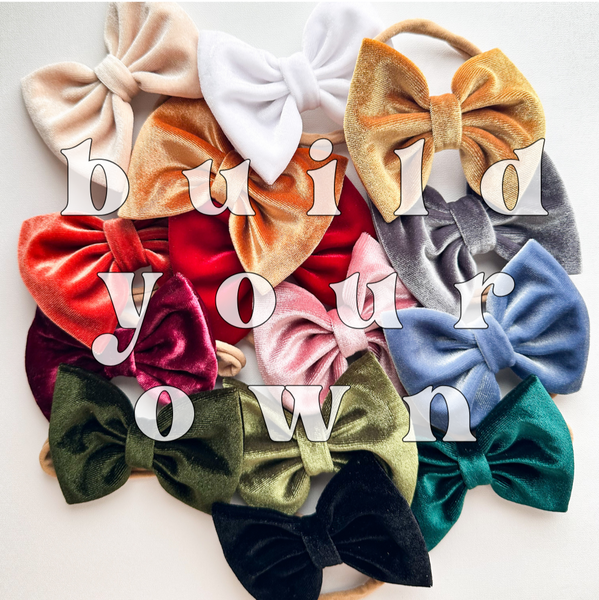 Build-Your-Own : Velvet Classic Bows