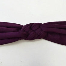 Eggplant : Sailors Knot Headband