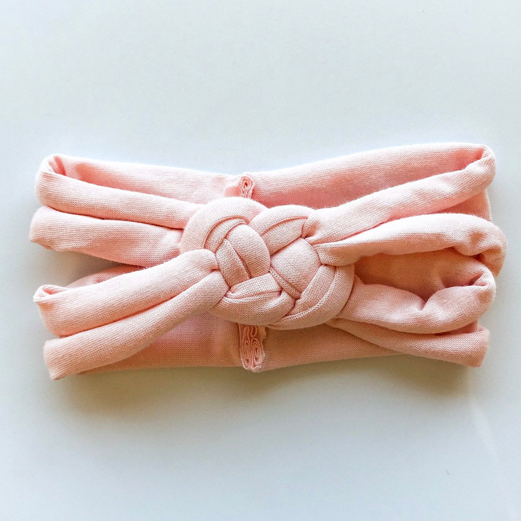 Peachy Pink : Sailors Knot Headband
