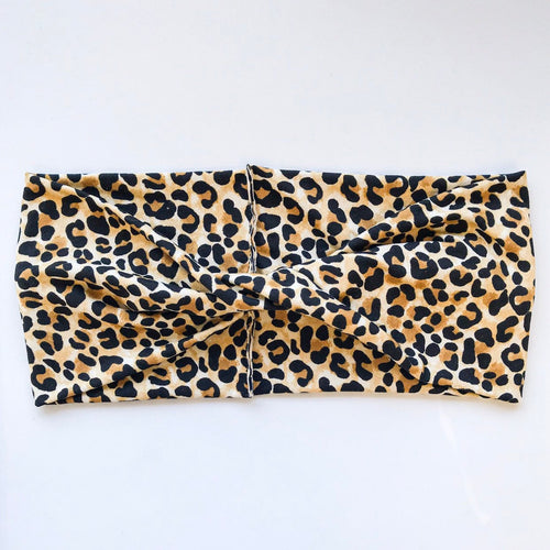 ADULT Soft Cheetah : Boho Twist Headband