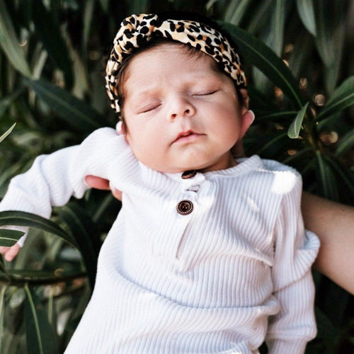 Newborn Baby Headband For Girl Cotton Bow Elastic Hair Band Turban For Baby  Kids