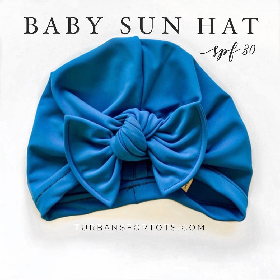 SWIM Konos Blue Sun Hat : w/ flat bow