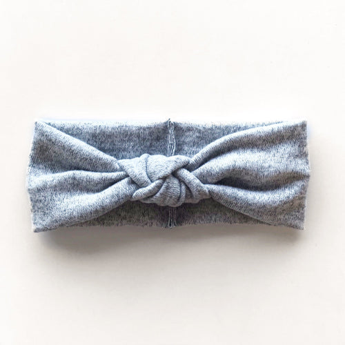 Super Soft Gray : Retro Knot Headband