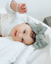 Spearmint Sweater : (Mommy & Me set) Boho Twist & Flat Bow Headband