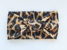 Cheetah Waffle : XL Retro Knot Headband