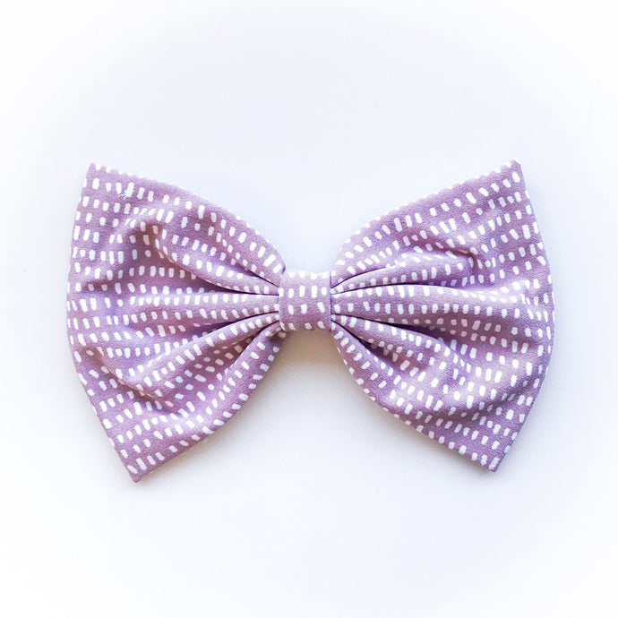 Rosewood Dashes : Scarf Bow (on clip)