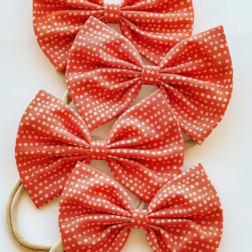 Poppin' Papaya : (1 Baby Bow)