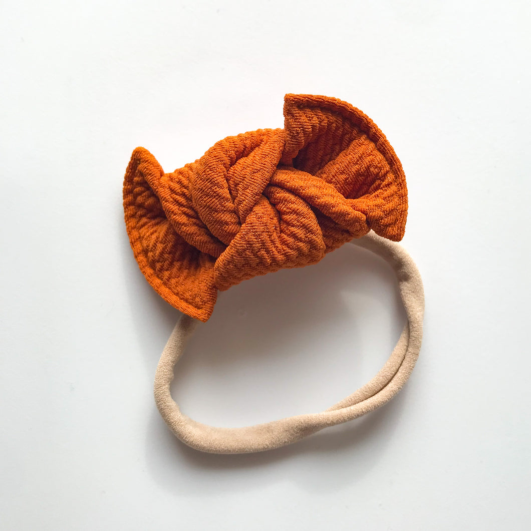 Terracotta Textured : Knot Bow