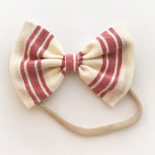 Candy Cane Stripe : Baby Bow