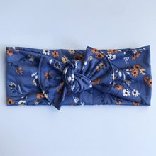 Blue Buds : Flat Bow Headband