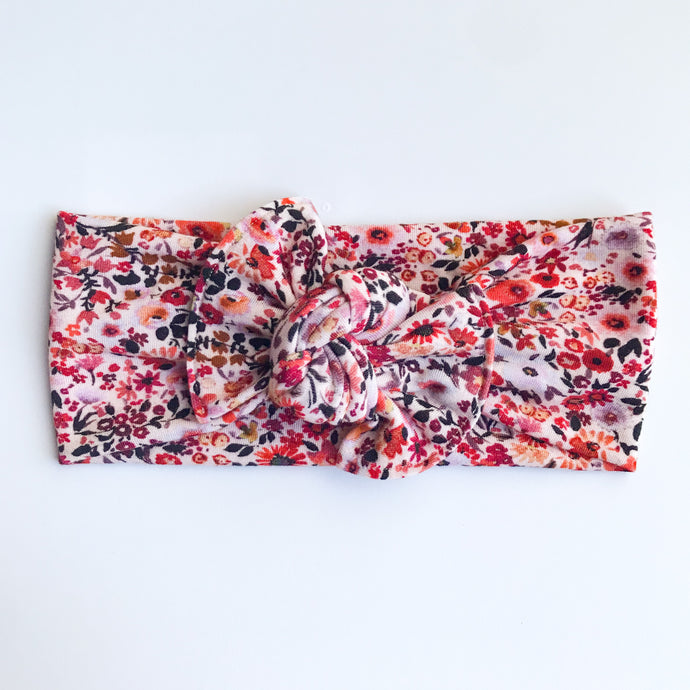 Floral Farm : Flat Bow Headband