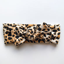Cheetah Textured : Flat Bow Headband