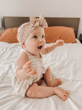 SALE - Muted Mauve Lace : (Mommy & Me set) Boho Twist & Flat Bow Headband
