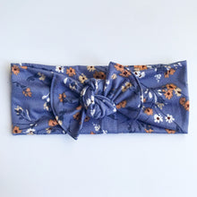 Blue Buds : Flat Bow Headband