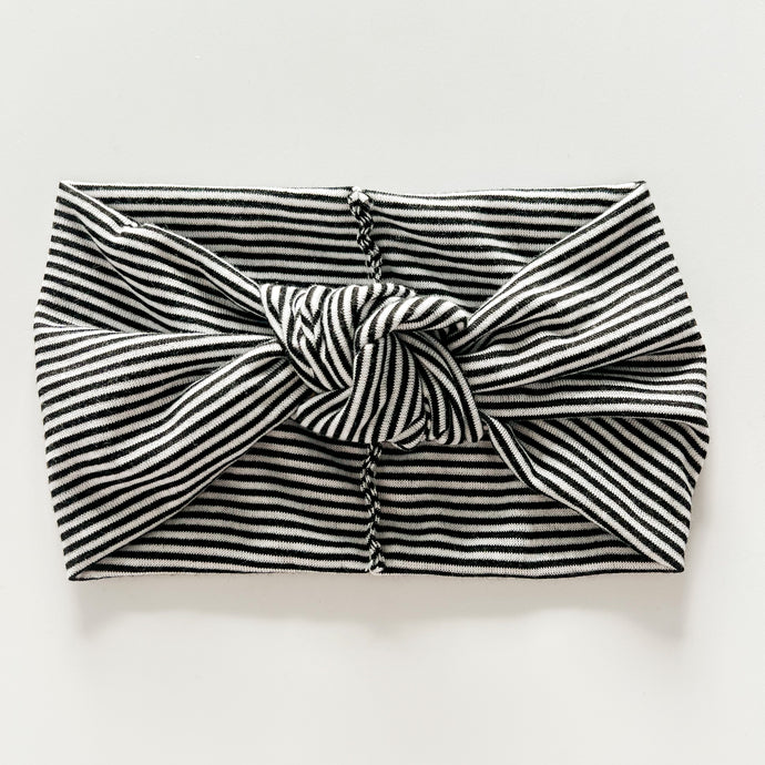 Pinstripe : XL Retro Knot Headband